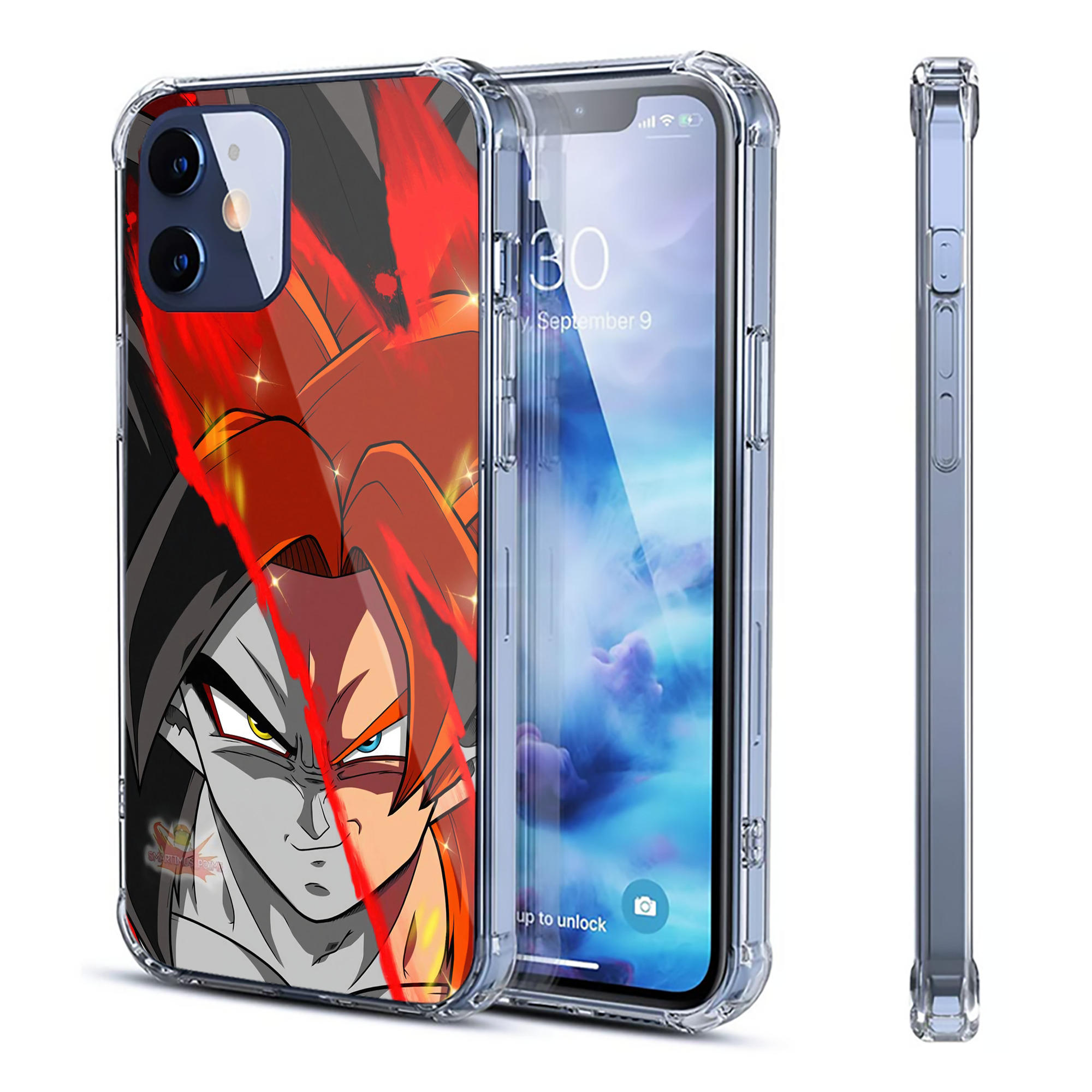 （画像用） ドラゴンボール DRAGON BALL 【iPhone 12シリーズ対応】透明スマホケース（クリアソフトケース）